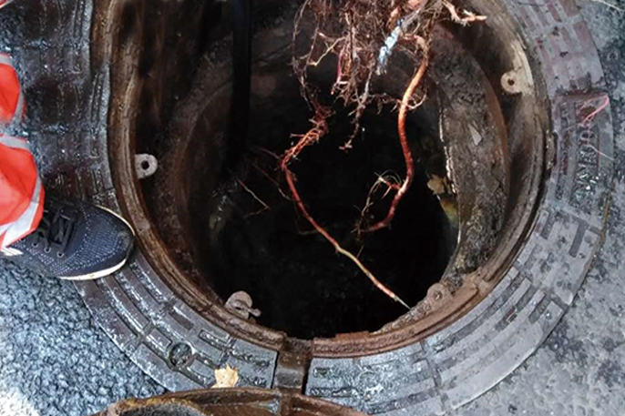 十月田镇管道预处理